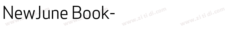 NewJune Book字体转换